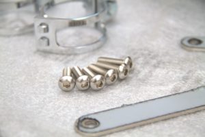 brackets, screws and clamps